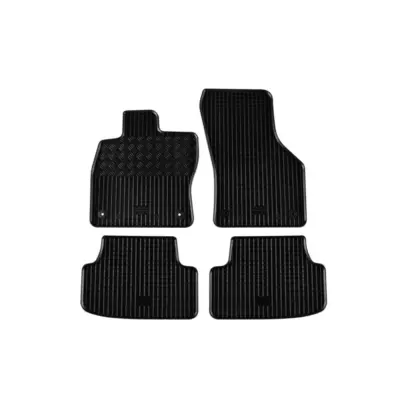 Tappetini Gomma Specifici 4 Pezzi Neri per Volkswagen Golf 7 2012-2020