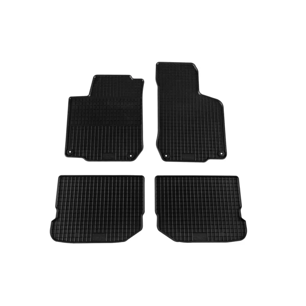 Tappetini Gomma Specifici 4 Pezzi Neri per Volkswagen Golf Iv 1998-2003