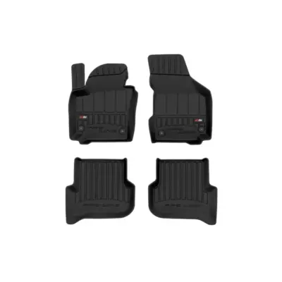 Tappetini Gomma Specifici 4 Pezzi Neri per Volkswagen Golf V Plus dal 2005