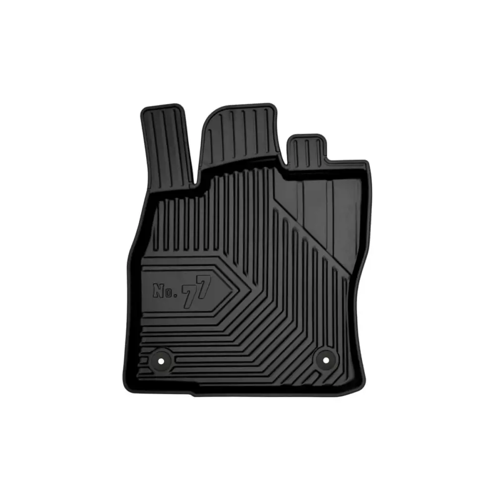 Tappetini Gomma Specifici 4 Pezzi Neri per Volkswagen Golf Vii 2012-2019