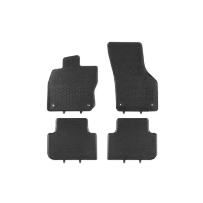 Tappetini Gomma Specifici 4 Pezzi Neri per Volkswagen Golf Viii Etsi Mhev