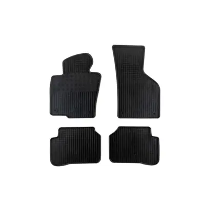 Tappetini Gomma Specifici 4 Pezzi Neri per Volkswagen Passat B6 2005-2010
