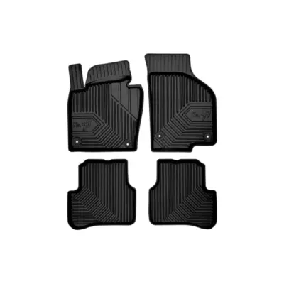 Tappetini Gomma Specifici 4 Pezzi Neri per Volkswagen Passat B6 B7 2005-2014