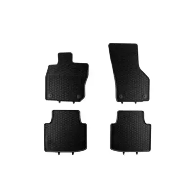 Tappetini Gomma Specifici 4 Pezzi Neri per Volkswagen Passat B9 dal 2024
