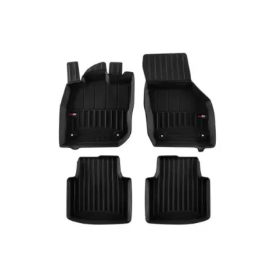 Tappetini Gomma Specifici 4 Pezzi Neri per Volkswagen Passat B9 Mild Hybrid