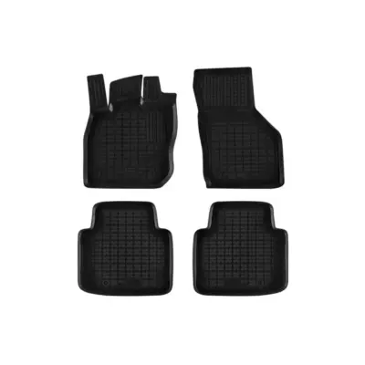 Tappetini Gomma Specifici 4 Pezzi Neri per Volkswagen Passat B9 Station dal 2023