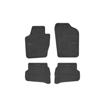 Tappetini Gomma Specifici 4 Pezzi Neri per Volkswagen Polo 2009-2017