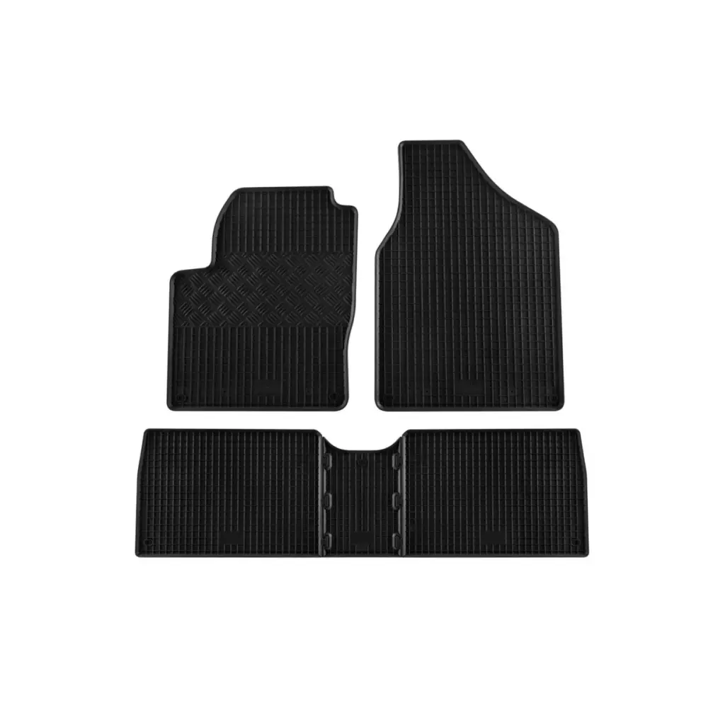 Tappetini Gomma Specifici 4 Pezzi Neri per Volkswagen Sharan dal 1995