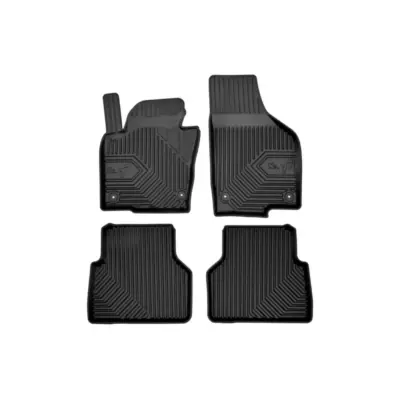 Tappetini Gomma Specifici 4 Pezzi Neri per Volkswagen Tiguan 2007-2016