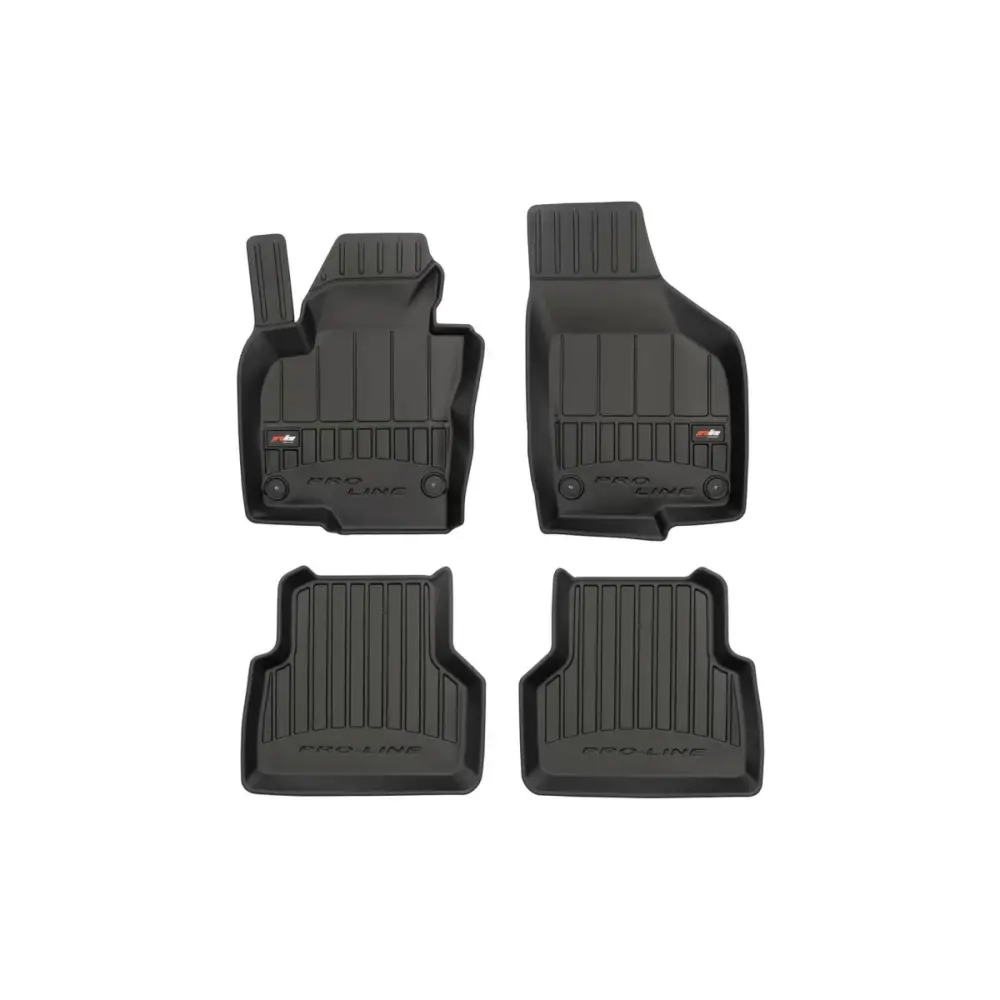 Tappetini Gomma Specifici 4 Pezzi Neri per Volkswagen Tiguan 2007-2016
