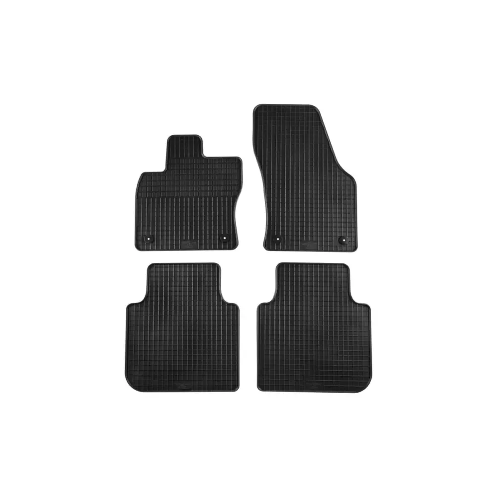 Tappetini Gomma Specifici 4 Pezzi Neri per Volkswagen Tiguan Allspace dal 2017