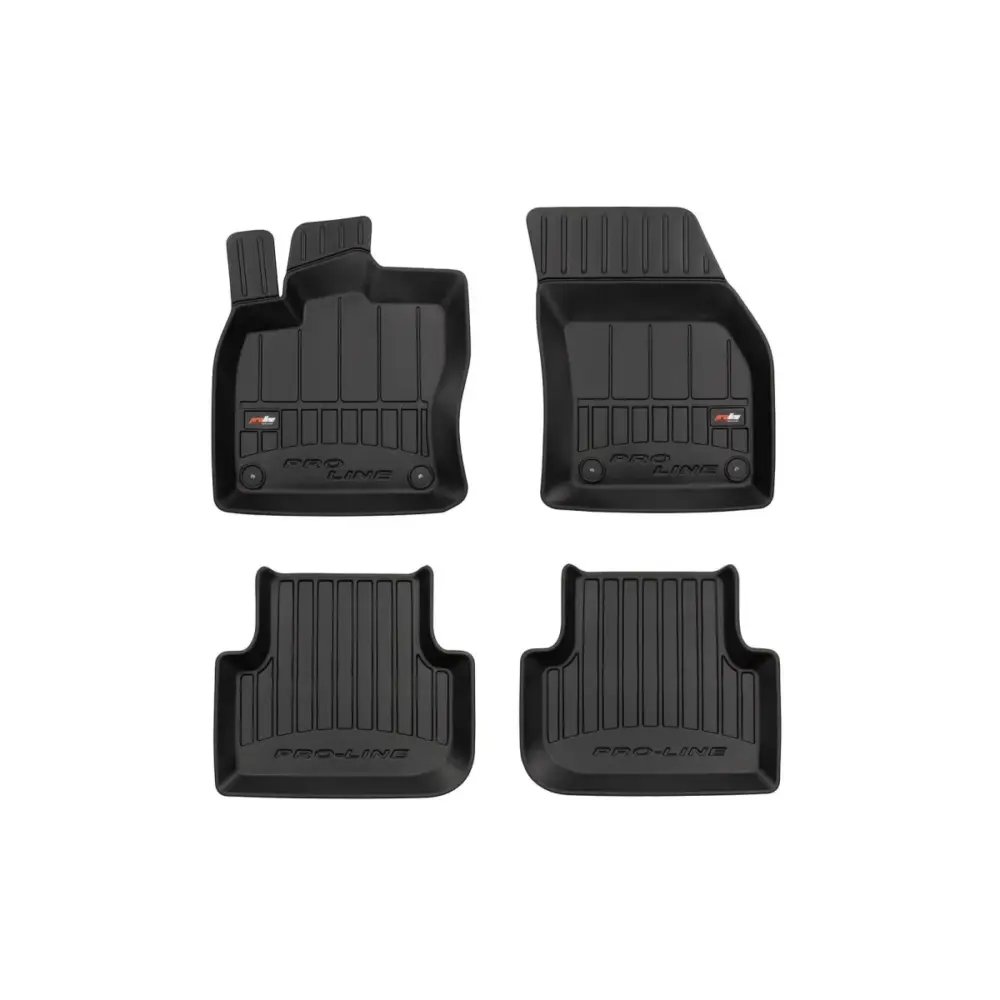 Tappetini Gomma Specifici 4 Pezzi Neri per Volkswagen Tiguan dal 2015