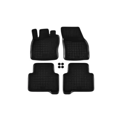 Tappetini Gomma Specifici 4 Pezzi Neri per Volkswagen Tiguan dal 2015
