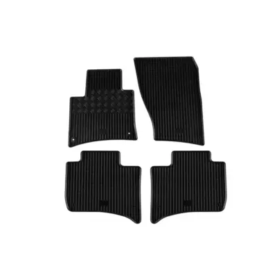 Tappetini Gomma Specifici 4 Pezzi Neri per Volkswagen Touareg 2010-2018