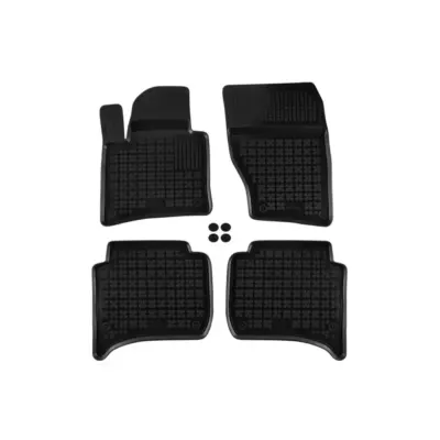 Tappetini Gomma Specifici 4 Pezzi Neri per Volkswagen Touareg 2010-2018