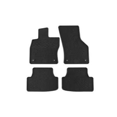 Tappetini Gomma Specifici 4 Pezzi Neri per VW Golf Vii 2012-2019