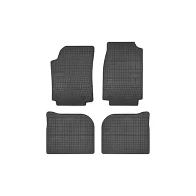 Tappetini Gomma Specifici 4 Pezzi Nero per Audi 100 1990-1994