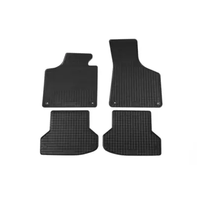 Tappetini Gomma Specifici 4 Pezzi Nero per Audi A3 3 Porte 2003-2012