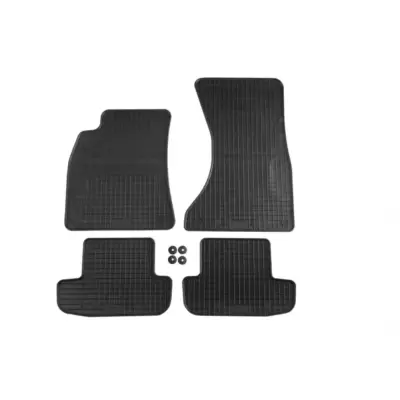 Tappetini Gomma Specifici 4 Pezzi Nero per Audi A5 Coupe Cabrio 2007-2017