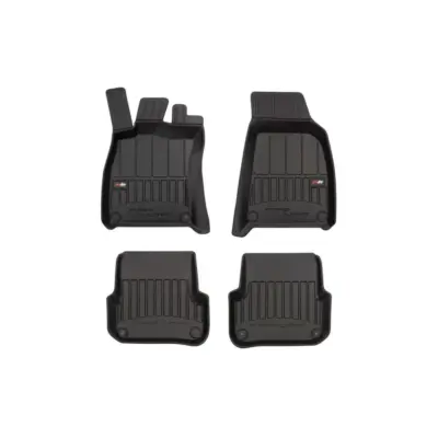 Tappetini Gomma Specifici 4 Pezzi Nero per Audi A6 2004-2006