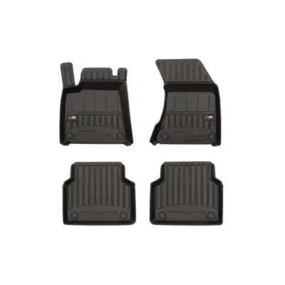 Tappetini Gomma Specifici 4 Pezzi Nero per Audi A8 D4 Passo Corto 2009-2017