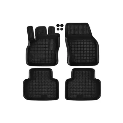 Tappetini Gomma Specifici 4 Pezzi Nero per Audi Q3 dal 2018 e Q3 Sportback