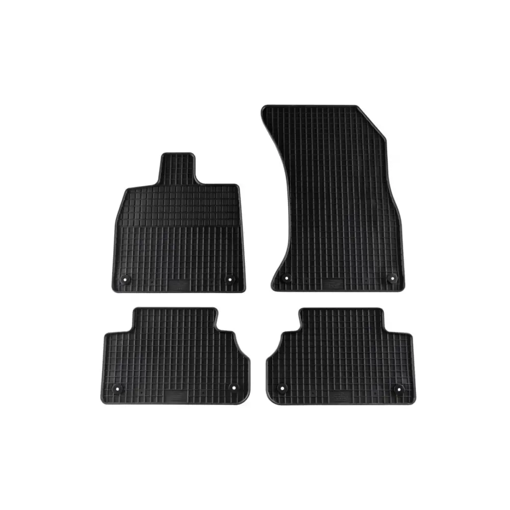 Tappetini Gomma Specifici 4 Pezzi Nero per Audi Q5 dal 2017