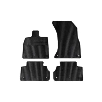 Tappetini Gomma Specifici 4 Pezzi Nero per Audi Q5 dal 2017