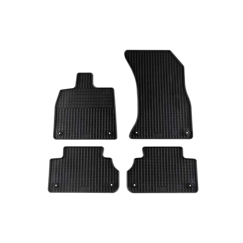 Tappetini Gomma Specifici 4 Pezzi Nero per Audi Q5 dal 2017