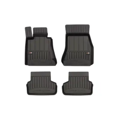Tappetini Gomma Specifici 4 Pezzi Nero per BMW Serie 5 G30 dal 2017