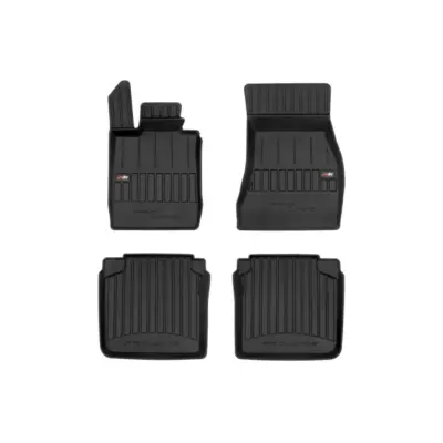 Tappetini Gomma Specifici 4 Pezzi Nero per BMW Serie 7 G12 dal 2015