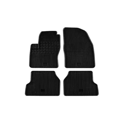 Tappetini Gomma Specifici 4 Pezzi Nero per Ford Focus 2004-2011