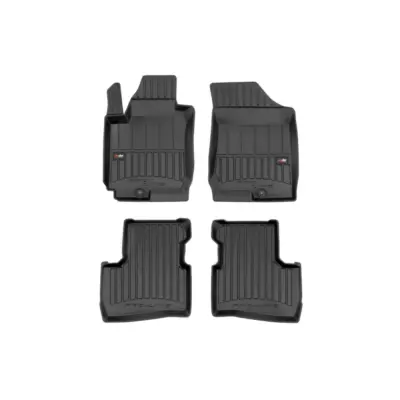 Tappetini Gomma Specifici 4 Pezzi Nero per Kia Pro Ceed 2006-2012