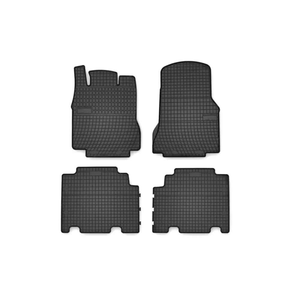 Tappetini Gomma Specifici 4 Pezzi Nero per Mercedes Classe A W168 2001-2004