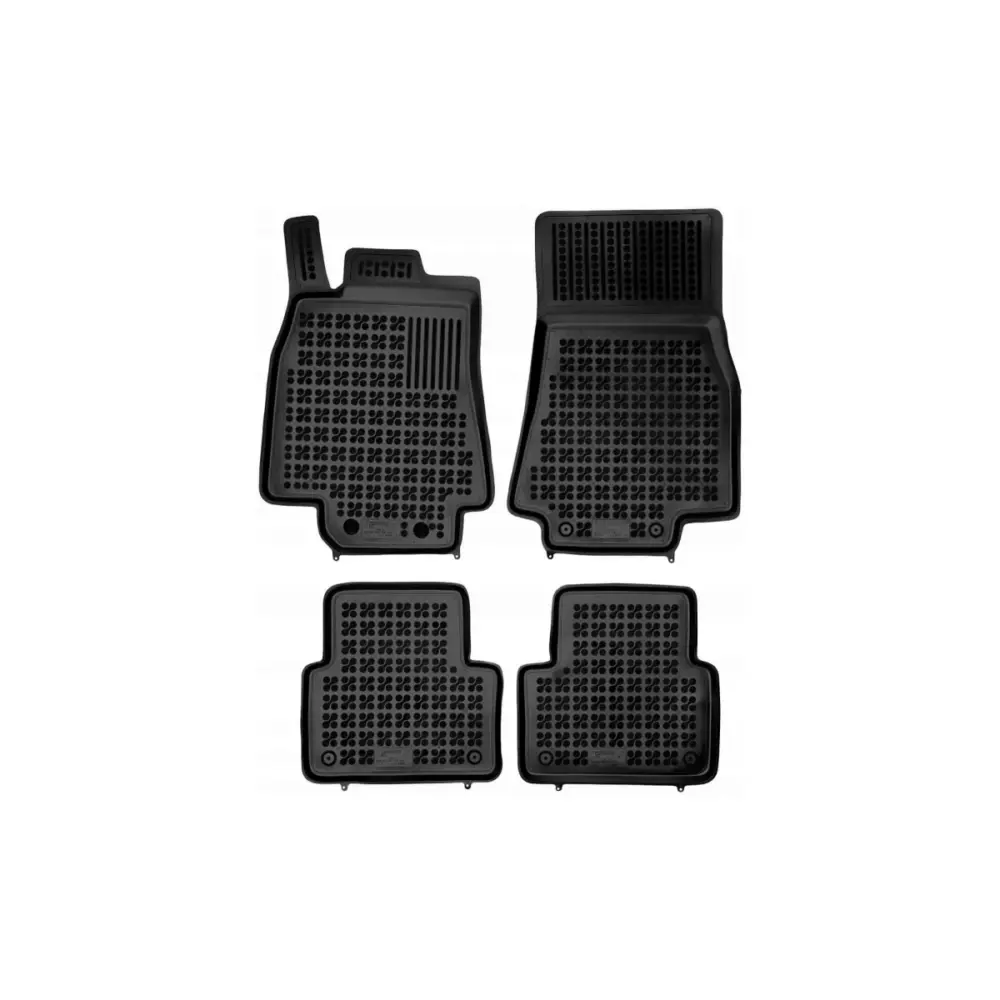 Tappetini Gomma Specifici 4 Pezzi Nero per Mercedes Classe A W169 2004-2012