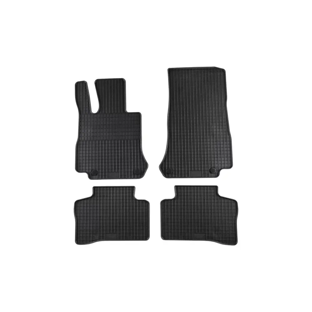 Tappetini Gomma Specifici 4 Pezzi Nero per Mercedes GLC X253 dal 2015
