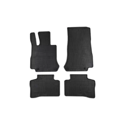 Tappetini Gomma Specifici 4 Pezzi Nero per Mercedes GLC X253 dal 2015