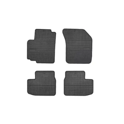 Tappetini Gomma Specifici 4 Pezzi Nero per Opel Agila 2008-2014