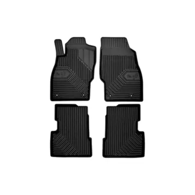 Tappetini Gomma Specifici 4 Pezzi Nero per Opel Corsa D 2006-2014