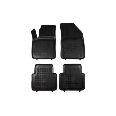 Tappetini Gomma Specifici 4 Pezzi Nero per Opel Crossland X dal 2017