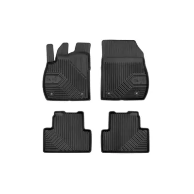 Tappetini Gomma Specifici 4 Pezzi Nero per Opel Zafira C 2012-2019