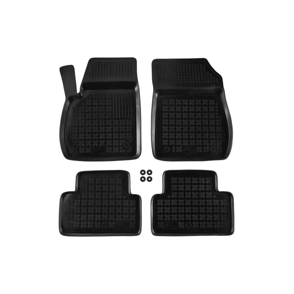 Tappetini Gomma Specifici 4 Pezzi Nero per Opel Zafira C Tourer 2012-2019