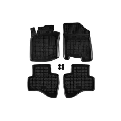 Tappetini Gomma Specifici 4 Pezzi Nero per Peugeot 107 2005-2014