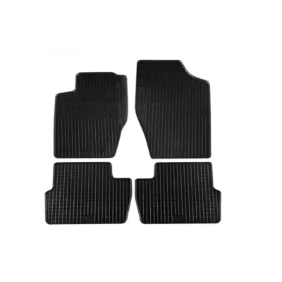 Tappetini Gomma Specifici 4 Pezzi Nero per Peugeot 307 2001-2007