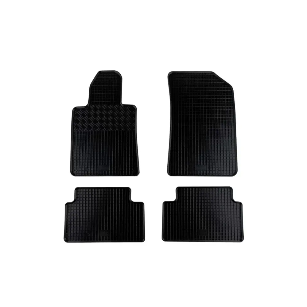 Tappetini Gomma Specifici 4 Pezzi Nero per Peugeot 508 Berlina Sw dal 2011
