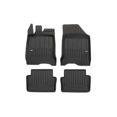 Tappetini Gomma Specifici 4 Pezzi Nero per Renault Laguna 2001-2007