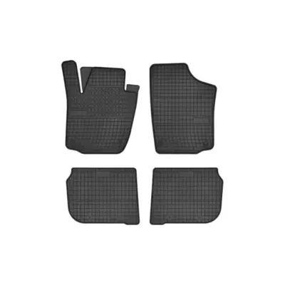 Tappetini Gomma Specifici 4 Pezzi Nero per Seat Toledo 2012-2019