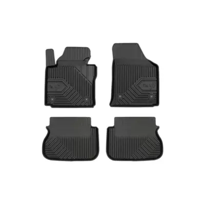 Tappetini Gomma Specifici 4 Pezzi Nero per Volkswagen Caddy Life 2004-2020