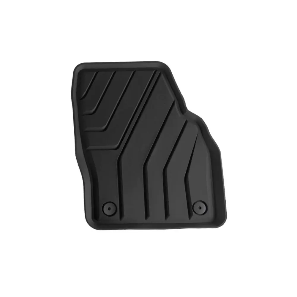 Tappetini Gomma Specifici 4 Pezzi Nero per Volkswagen Polo dal 2017