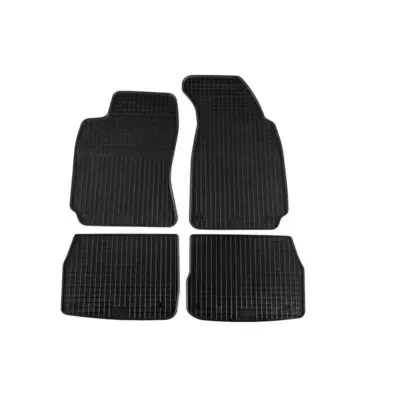 Tappetini Gomma Specifici 4 Pezzi per Skoda Superb 2002-2008 Neri